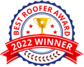 2022 Winner Best Roofer Award Badge | Trusted Roofing Experts